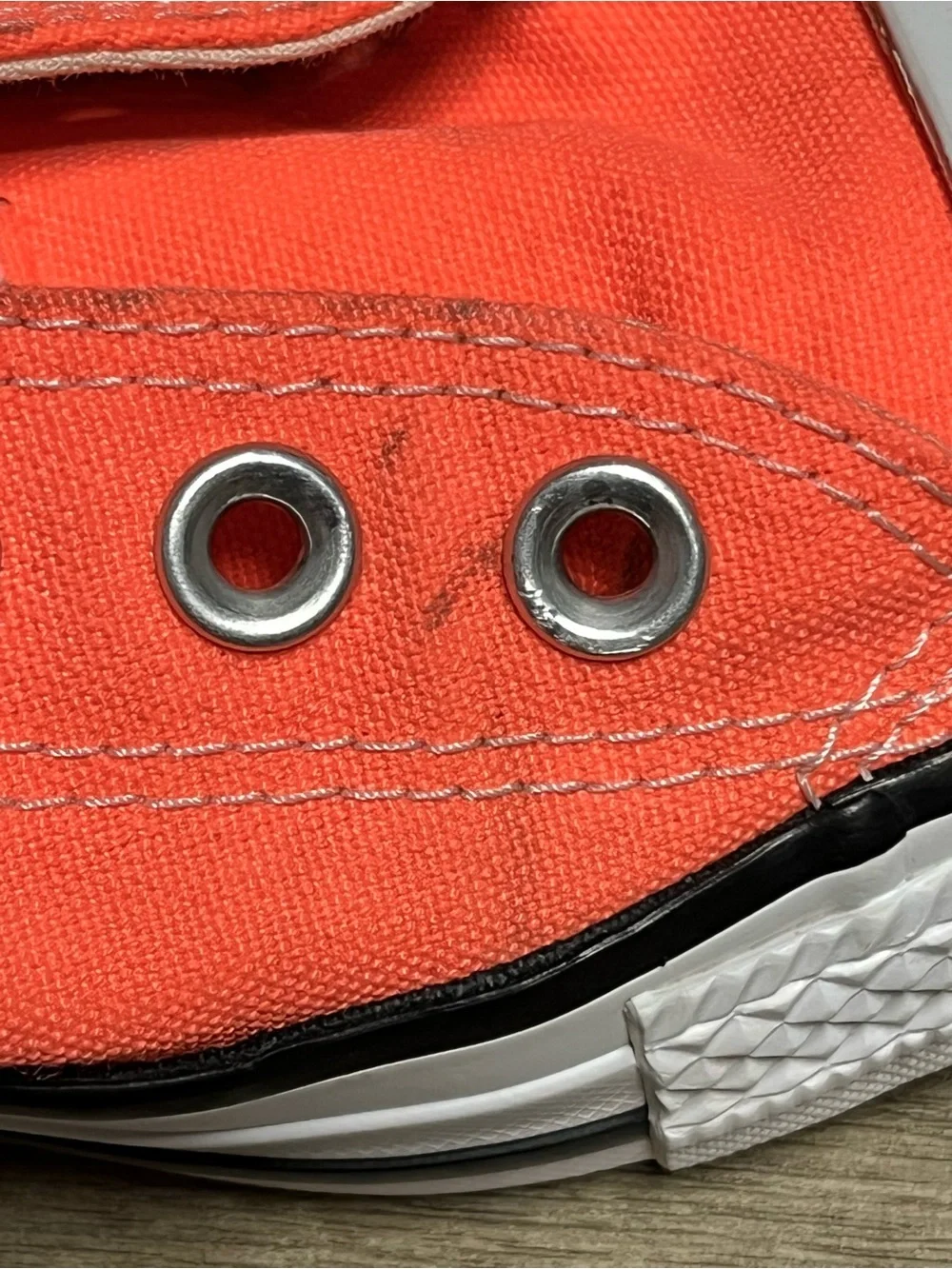 Converse Chuck Taylor All-Star Low Top - 155736F Hyper Orange - Men 6/Women 8 - Picture 13 of 15